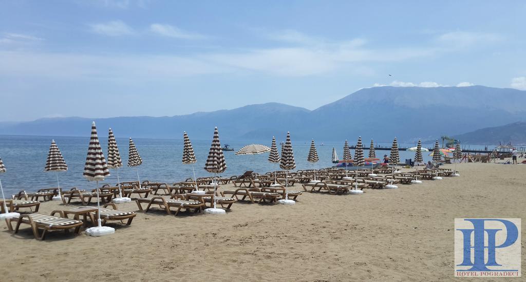 Hotel Pogradeci Bagian luar foto